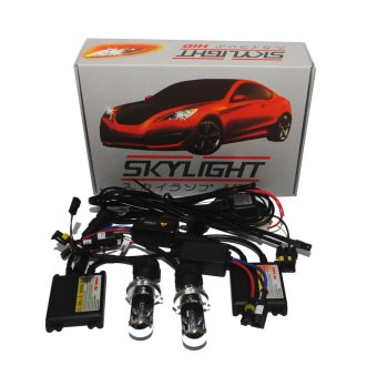 SkyLight - Lampu Mobil HID AC Hi/Lo H4 4300K