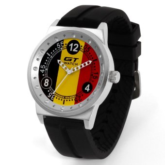 GT Wolrd Belgium Silicone Strap Quartz Wrist Watch