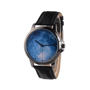 Bessky Fashion Trends Models Simple Leisure Star Hip-hop Table Men And Women Watches Blue - intl