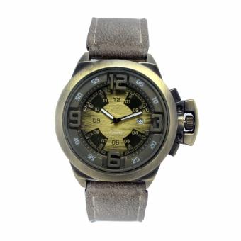 Generic - jam tangan fashion pria analog - FIN-273C - light brown