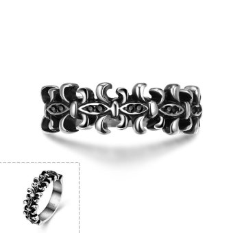 R075-8 Stylish wholesale various styles 316L stainless steel punk ring - intl