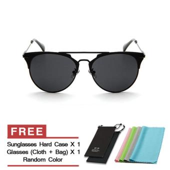 Women's Eyewear Sunglasses Women Mirror Sun Glasses Black Color Brand Design - Intl
