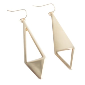 Marlow Jean Anting Tusuk Rock Chic Style Forever21 Geometrical - Gold