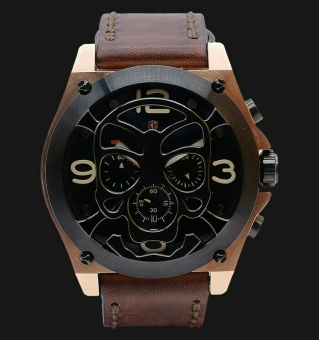 Expedition - Expedition Jam Tangan Pria - RG Brown Leather - 6699