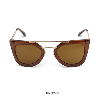 Women's Eyewear Cat Eye Sunglasses Women Sun Glasses Brown Color