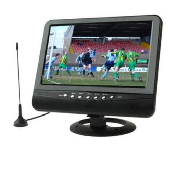 TV Tuner TFT LCD Color Analog TV 7.5 inch with Wide View Angle - Black