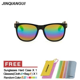 JINQIANGUI Sunglasses Women Square Plastic Frame Sun Glasses Multicolor Color Eyewear Brand Designer UV400 - intl