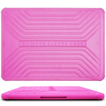 Gearmax(TM) Ultra-thin Water Resistant Shakeproof Protable Elastic Lycra Fabric Laptop Sleeve for 11.6 Inch Macbook Air Pro / Surface / Ultrabook Bag Case Cover - Pink - Intl