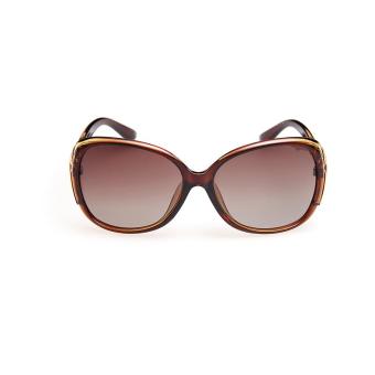 JINQIANGUI Women's Eyewear Sunglasses Women Sun Glasses Brown Color Brand Design - Intl - intl