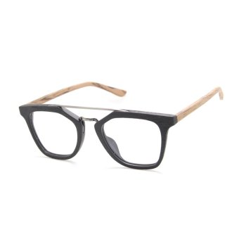 CHASING Hand made ACETATE eyeglasses unisex vintage glasses CS1191(coffee frame black leg)