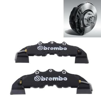 2 PCS Brembo High Performance Brake Decoration Caliper Cover Small Size(Black) - intl