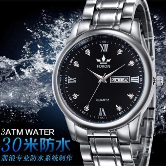 Waterproof Watches Womens Men's Watches Quartz Stainless Steel Mesh belt Wrist Watch - intl