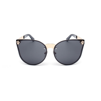 Men's Eyewear Sunglasses Men Cat Eye Sun Glasses Black Color Brand Design (Intl)