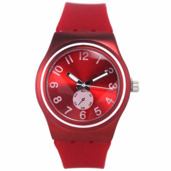 Generic - Jam tangan fashion wanita analog - FIN-285 - red