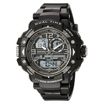 Armitron Sport Men's 20/5062BLK Analog-Digital Chronograph Black Resin Strap Watch (Intl)