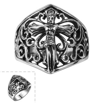 R148-8 Stylish wholesale various styles 316L stainless steel punk ring - intl