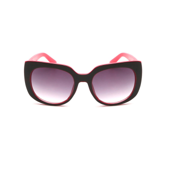 Mbulon Women's Eyewear Sunglasses Women Cat Eye Sun Glasses (Black / Red) (Intl)