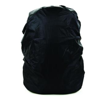 QCF Waterproff Ransel Bag Cover / Pelindung Tas Ransel Anti Air - Hitam