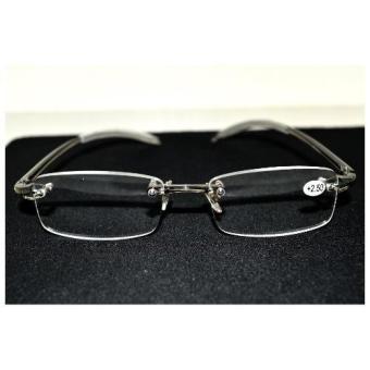 Gafas De Lectura Two Pairs Rimless Frameless Light Antislip Men Women Reading Glasses + Case +1