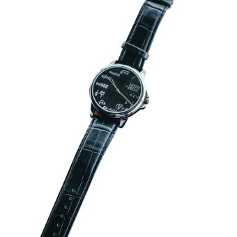 Bessky Fashion Trends British Style Youth Tide Table Retro Table Men And Women Watches Black - intl