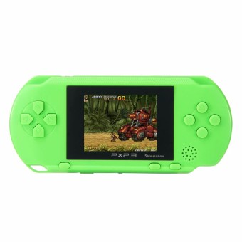3 inch 16 Bit Portable PXP3 Handheld Video Game Players SLIM Games Retro Video Console with 160 kinds of Games + Game Card(Green)
