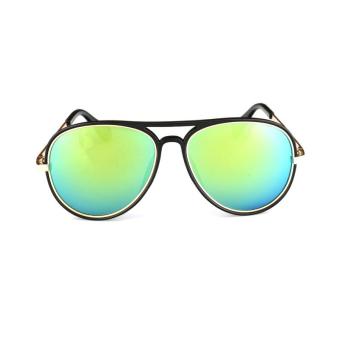 JINQIANGUI Women's Eyewear Sunglasses Women Oval Sun Glasses Yellow Color Brand Design - intl