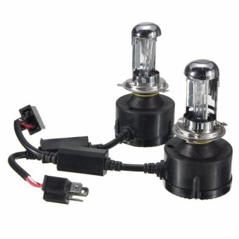H4 Hi/Lo HB2 55W HID Conversion Kit Slim Digital Ballasts Car Headlight Bulb 5000K - intl
