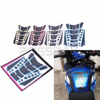 Possbay Motorcycle Stickers Fish Bone Decals Sticker Printing Film Universal Red - intl