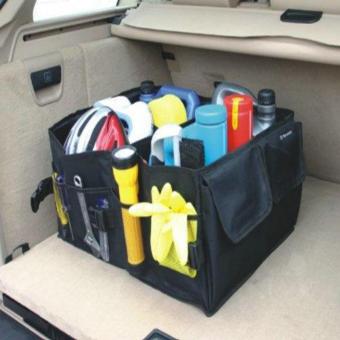 Large Black Car Boot Storage Organiser Tidy Bag - intl