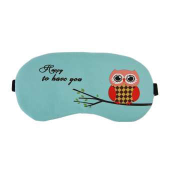 BXT Owl Cold Hot Compress Eyemask Sleep Fatigue Releasing Blindfold Nap Travel Eye Mask
