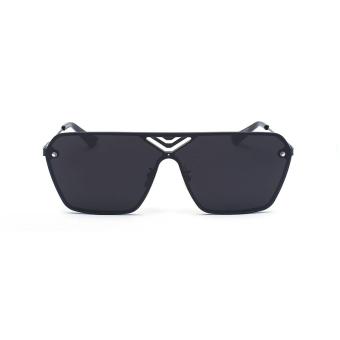 Men's Eyewear Sunglasses Men Irregular Sun Glasses Black Color Brand Design