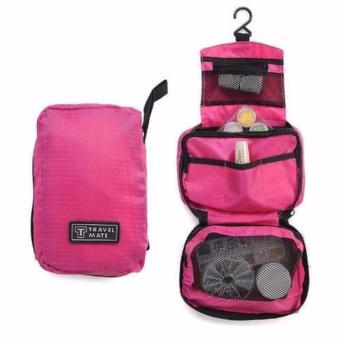 Travel Bag Organizer - Travel Mate - Tas Kosmetik - Tas Perlengkapan Mandi - Pink