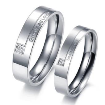 cincin couple / cincin tunangan / cincin nikah titanium CC002