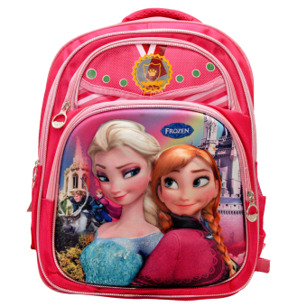 Disney Frozen Tas Sekolah Anak Backpack/Ransel SD Karakter 3 Dimensi Lucu SB 102 FZ - Pink