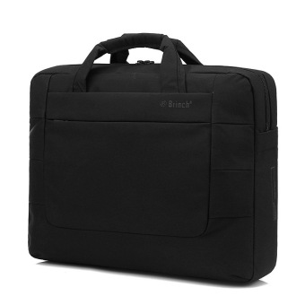 Brinch Brand 15 inch Men Women Notebook Computer Laptop Bag for Lenovo Dell Acer Asus Samsung Briefcase Shoulder Messenger Bag (Black) (Intl)