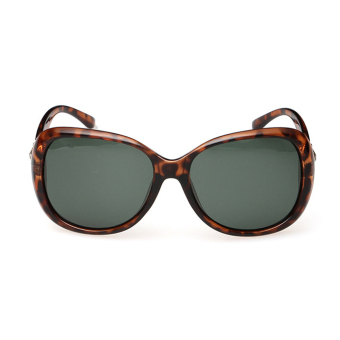 Women's Eyewear Sunglasses Women Polarized Butterfly Sun Glasses Leopard Color Brand Design - Intl