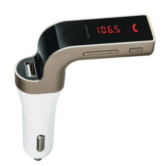Bluetooth FM Transmitter,L Design Wireless In-Car FM Adapter Car Kit with USB Car Charger - intl