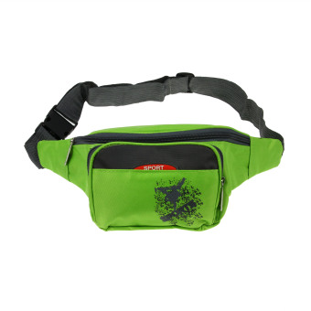 BXT Multiuse Unisex Fashion Waist Pack Portable Sports Waist Bum Bags Security Chest Packs -Green - Intl
