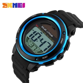 SKMEI Solar Power Watch Men Sport Watches Digital Masculino Waterproof Wrist Watch - intl