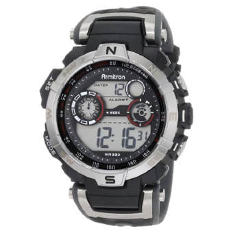 Armitron Sport Men's 408231RDGY Digital Watch (Intl)