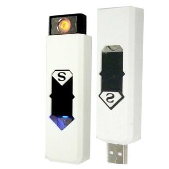 Uniqtro Korek Api Listrik USB Charger Model Flashdisk - Putih