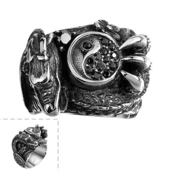 R117-8 Stylish wholesale various styles 316L stainless steel punk ring - intl