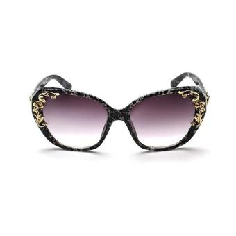 JINQIANGUI Womens Eyewear Sunglasses Women Cat Eye Sun Glasses Purple Color Brand Design - intl