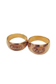 Cincin Nikah Couple -75% Gold - 14 gr