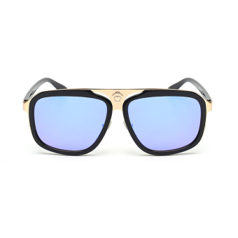 Sun Sunglasses Women Square Sun Glasses Blue Color Brand Design High Quality (Intl)