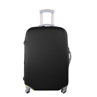 QC Luggage Cover Protector Elastic Suitcase/ Sarung koper L for 28-30 inch - Hitam