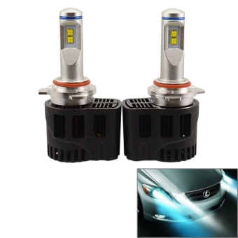 2 PCS ZY-9012JGDP6-55W Philips MZ 5200LM 6000K White Light Car LED Head Lamp With Driver, DC 11-30V - intl