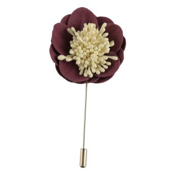 Beautymall Special Design Handmade Romantic Flower Gift For Gentleman Men and Lady Girls Burgundy - intl