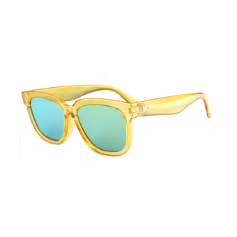 Sunglasses Women Mirror Mayfarer Sun Glasses Yellow Color Brand Design