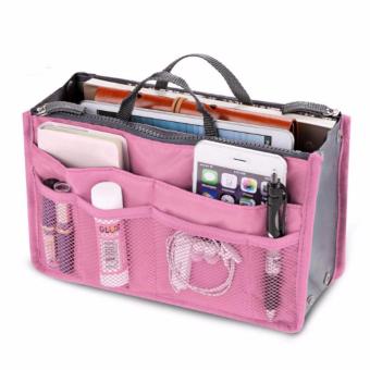 Lynx Candy Tas Organizer - Tas Bagian Dalam Tas - Portable Storage Bag - Pink